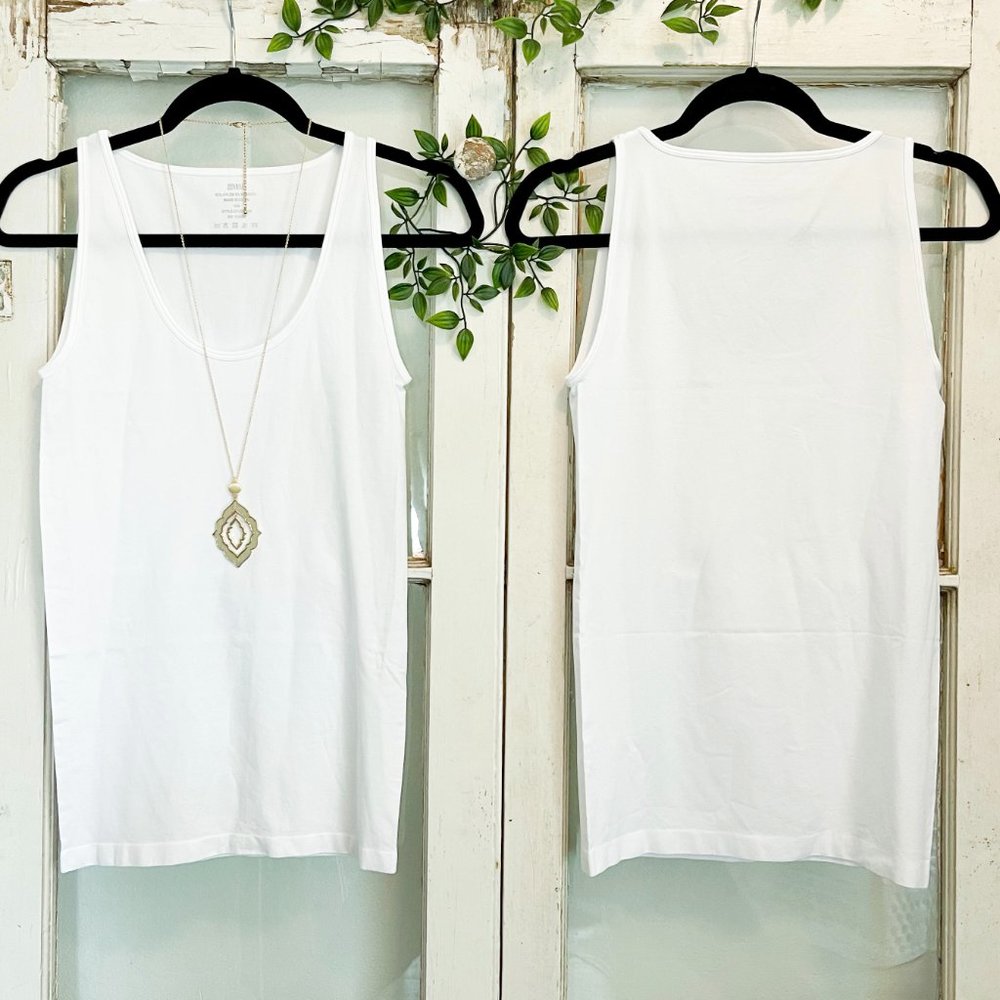 WHITE Stretchy Seamless Camisole - Picture 4 of 4